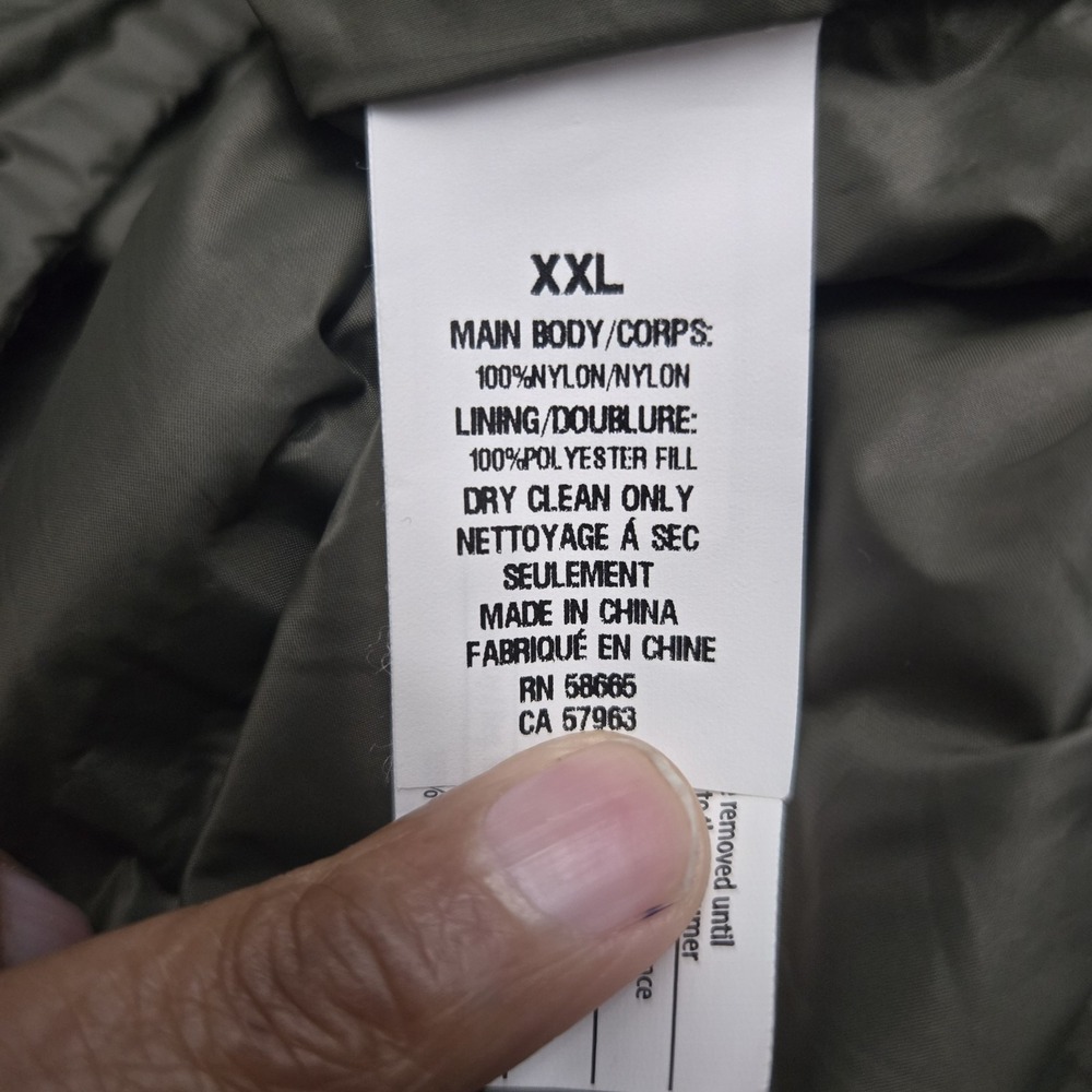Nordstrom 3 In‎ 1 Trench And Puffer Coat Green XXL Capsule Wardrobe Versatile - Picture 14 of 16
